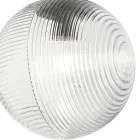 Lustre à 6 lumières en verre soufflé en forme de sphère fabriqué en Italie - Prilla Viadurini