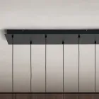 Lustre en verre soufflé à 6 lumières avec décoration en ballon - Fée Viadurini