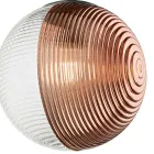 Lustre à 8 lumières en verre soufflé en forme de sphère fabriqué en Italie - Prilla Viadurini