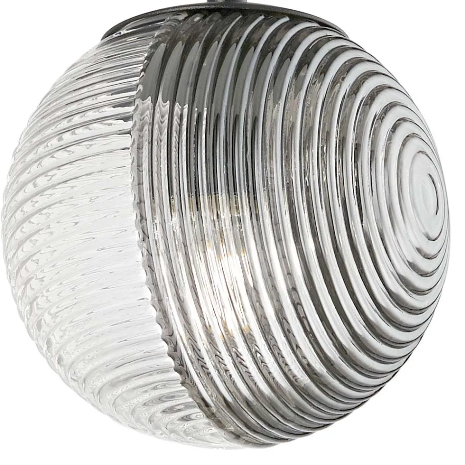 Lustre à 8 lumières en verre soufflé en forme de sphère fabriqué en Italie - Prilla Viadurini