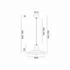 style design industriel lustre en fer antique Monica Viadurini