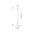 style design industriel lustre en fer antique Monica Viadurini