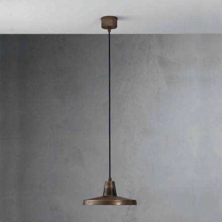 style design industriel lustre en fer antique Monica Viadurini
