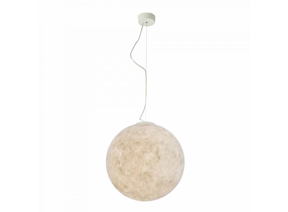 Lustre design moderne In-es.artdesign Lune blanche en nébulite Viadurini