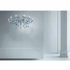 Lustre à 9 lumières fait main en verre vénitien fabriqué en Italie - Bernadette Viadurini