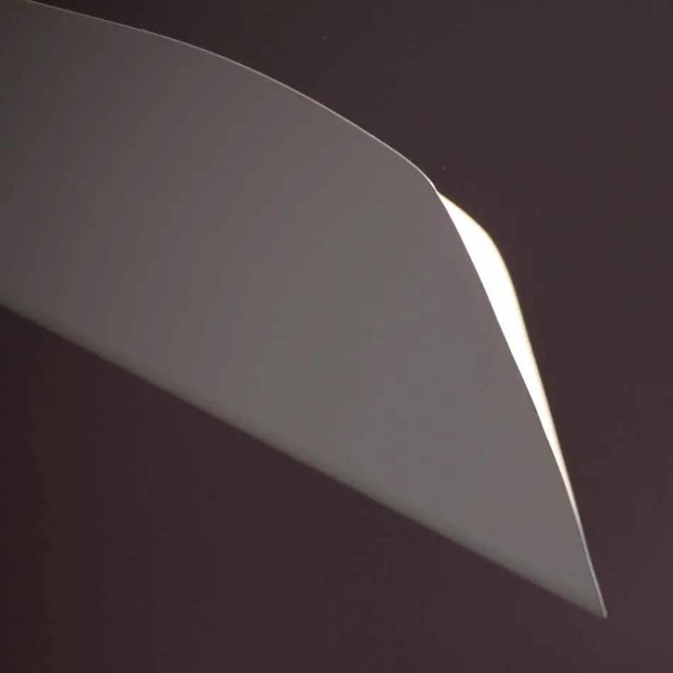 Lustre en acier peint blanc fait à la main Made in Italy - Elica Viadurini