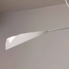 Lustre en acier peint blanc fait à la main Made in Italy - Elica Viadurini