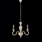 Lustre en bois fabriqué en Italie pour la décoration intérieure - Florence Viadurini