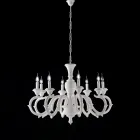 Lustre en bois fabriqué en Italie pour la décoration intérieure - Florence Viadurini