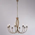 Lustre en métal blanc pour illuminer des espaces raffinés – Roccia Viadurini