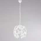 Lustre en métal avec pendentifs en cristal pour intérieurs élégants – Orchidea Viadurini