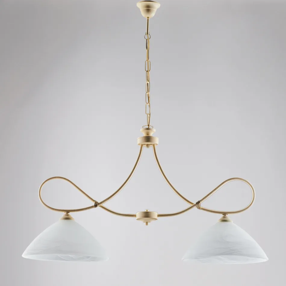 Éclisse : Un lustre en métal et céramique blanche pour des intérieurs élégants. Viadurini