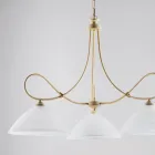 Un lustre en métal et céramique blanche pour sublimer votre intérieur – Eclipse Viadurini