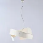 Astéroïde : Un lustre en métal noir et en verre pour les espaces modernes. Viadurini