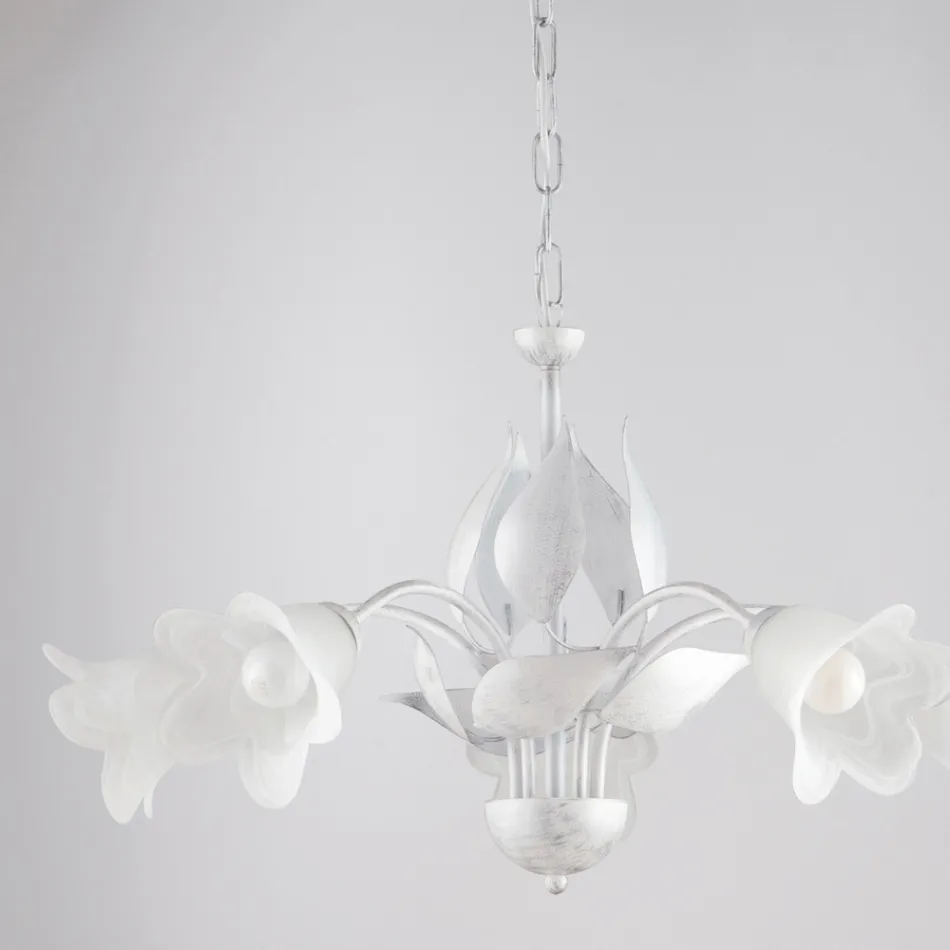 Lustre en métal et en verre pour illuminer des intérieurs raffinés – Sirio Viadurini