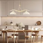 Lustre en verre et métal à 2 lumières pour éclairage intérieur - Musca Viadurini