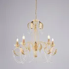 Lustre en métal pour des intérieurs lumineux et accueillants – Perla Viadurini