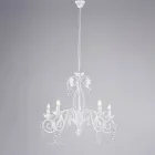 Lustre en métal pour des intérieurs lumineux et accueillants – Perla Viadurini