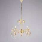 Lustre en métal pour des intérieurs lumineux et accueillants – Perla Viadurini