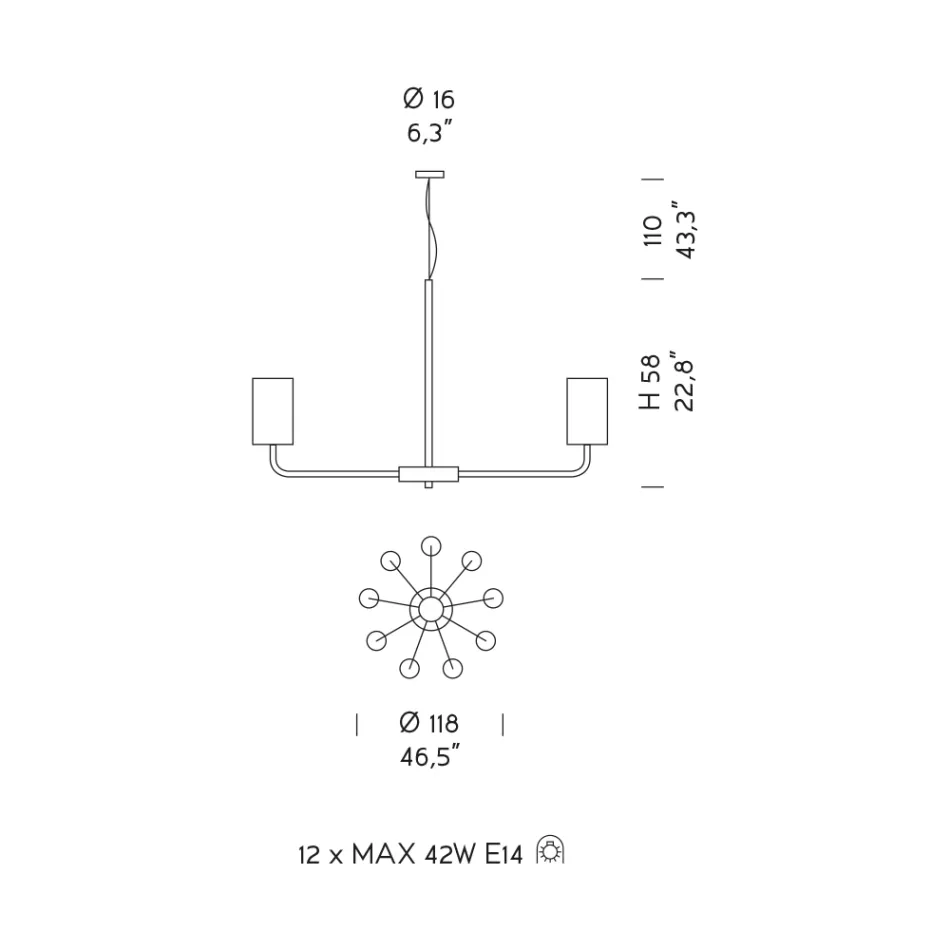 Lustre en Verre de Venise et Métal Fait à la Main en Italie - Graham Viadurini