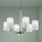 Lustre en Verre de Venise et Métal Fait à la Main en Italie - Graham Viadurini