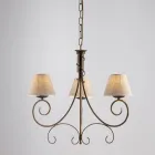 Lustre à deux lumières en verre et métal pour espaces raffinés – Draco Viadurini