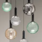 Lustre en verre soufflé coloré et à décor de ballons - Fée Viadurini