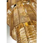 Lustre moderne 12 lumières en verre artisanal de luxe italien - Valadier Viadurini