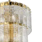 Lustre moderne 36 lumières en verre artisanal de luxe italien - Valadier Viadurini