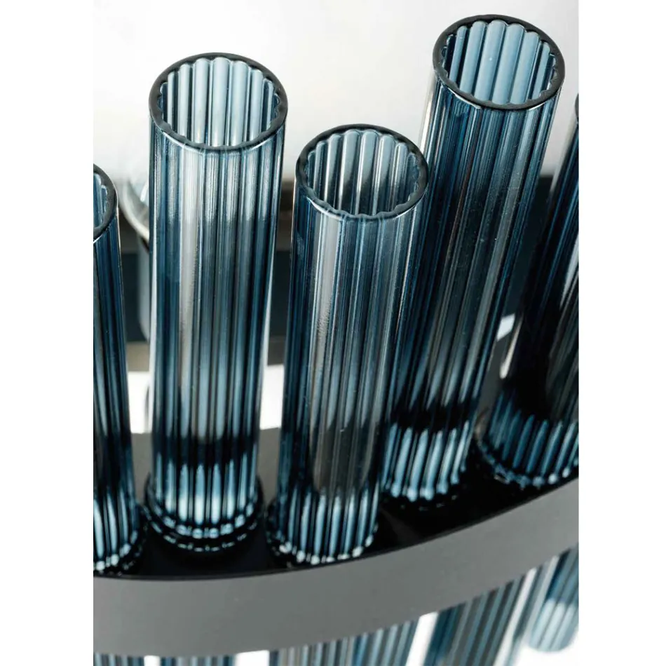 Lustre en verre soufflé artisanal italien de luxe moderne - Maesta Viadurini