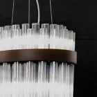 Lustre en verre soufflé de luxe artisanal italien moderne - Maesta Viadurini