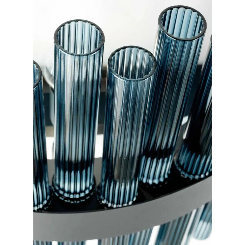 Lustre en verre soufflé de luxe artisanal italien moderne - Maesta Viadurini