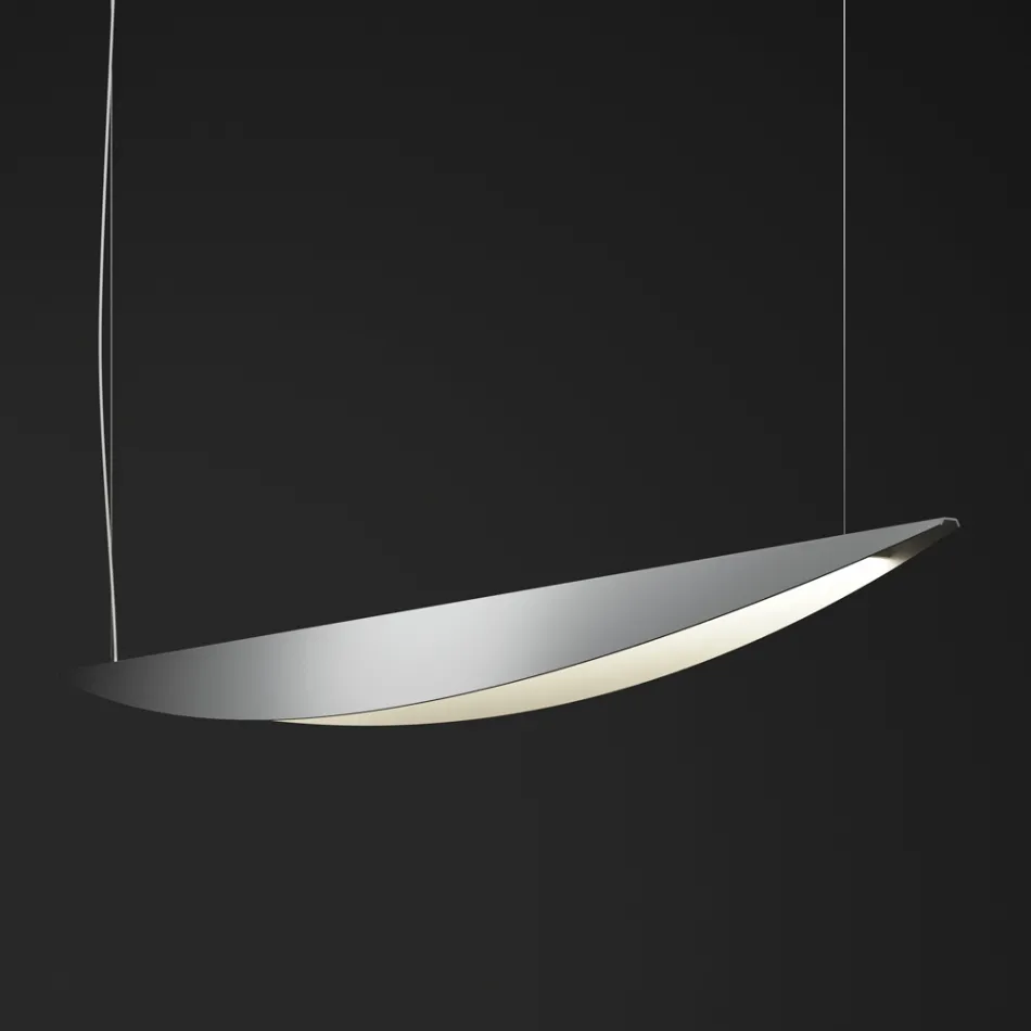 Lustre en aluminium recyclable de différentes couleurs - Mila Viadurini