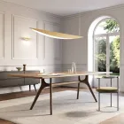 Lustre en aluminium recyclable de différentes couleurs - Mila Viadurini