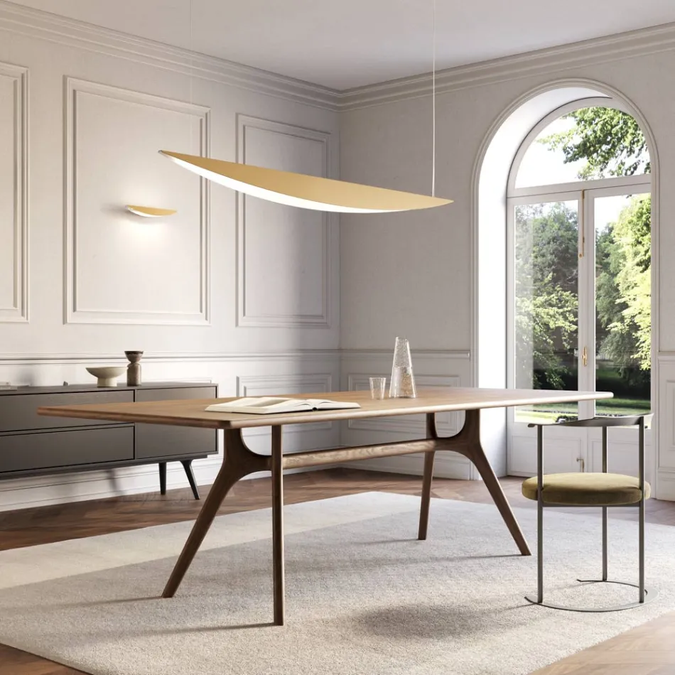 Lustre en aluminium recyclable de différentes couleurs - Mila Viadurini