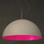 Lustre Suspendu en Laprene et Nébulite - Mezza Luna par In-es.artdesign Viadurini