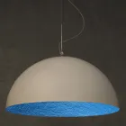 Lustre Suspendu en Laprene et Nébulite - Mezza Luna par In-es.artdesign Viadurini