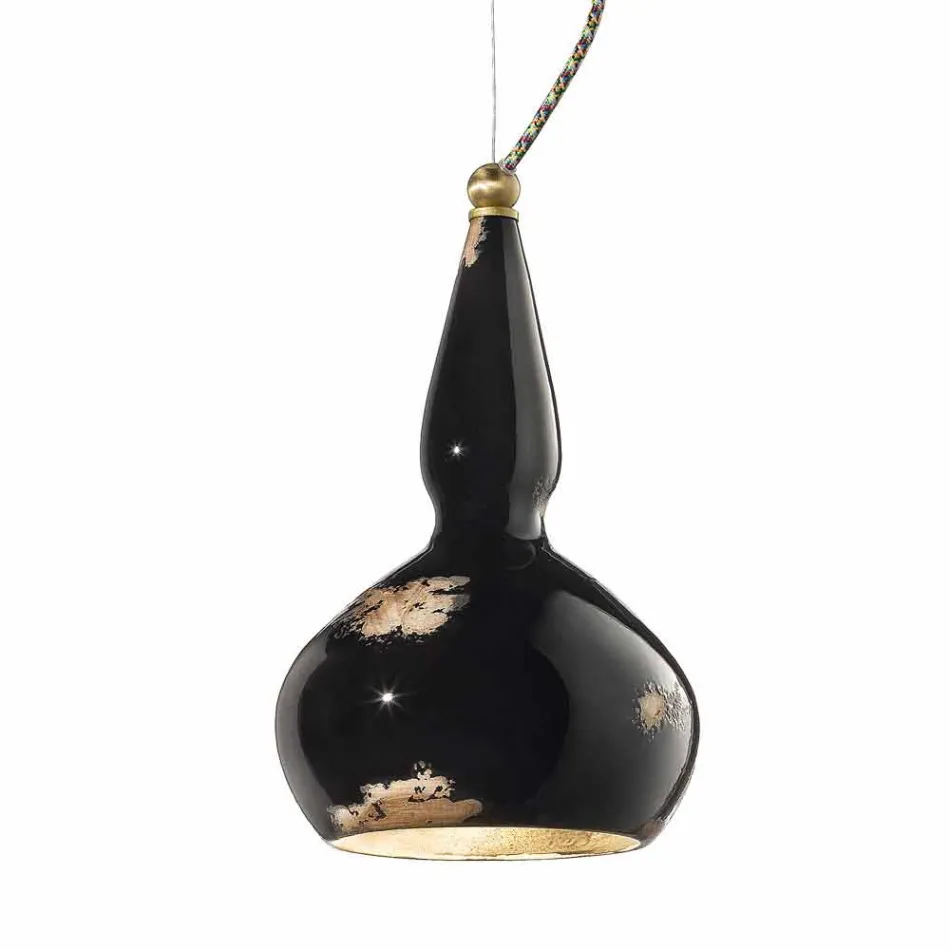 Lustre suspendu dans le style rétro en céramique Ferroluce Viadurini