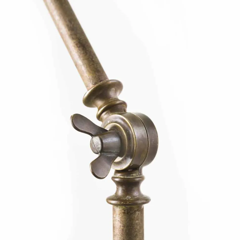 Lustre de style industriel en fer et en laiton Reporter Il Fanale Viadurini