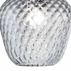 Lustre linéaire à trois lumières en verre vénitien fabriqué en Italie - Elisia Viadurini