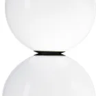 Lumira - Lustre vertical à trois lumières en verre soufflé, fabriqué en Italie Viadurini