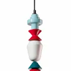 Lustre Vintage en Céramique Vert ou Jaune Fabriqué en Italie - Ferroluce Lariat Viadurini