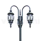 Lampadaire 3 Lumières Style Vintage en Aluminium Anthracite Made in Italy - Empire Viadurini