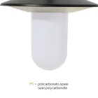 Lampadaire 2 Lumières Style Vintage en Aluminium Gris Fabriqué en Italie - Belen Viadurini