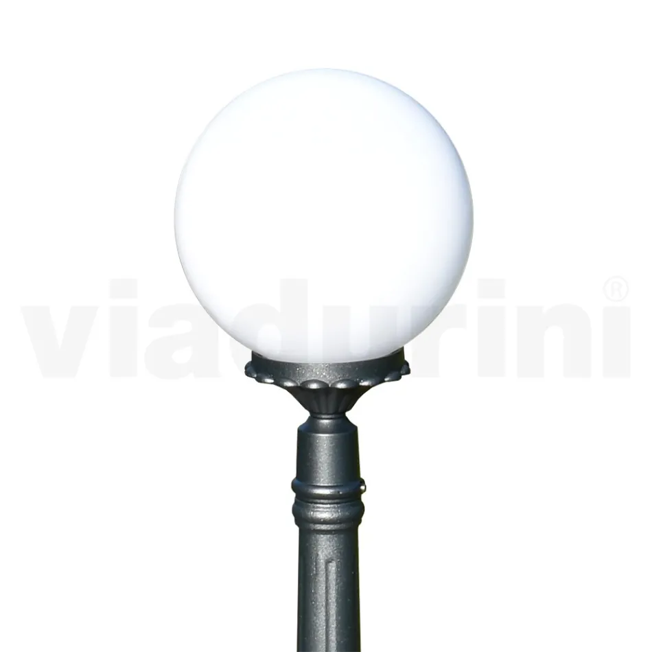 Lampadaire de 110 cm de haut en Acrylique et Aluminium Anthracite Fabriqué en Italie - Trovaantracite Viadurini