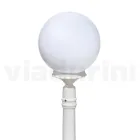 Lampadaire de 110 cm de haut en acrylique blanc et aluminium fabriqué en Italie - Trovabianco Viadurini