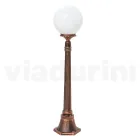 Lampadaire de 110 cm de haut en acrylique noir et aluminium fabriqué en Italie - Trovanero Viadurini