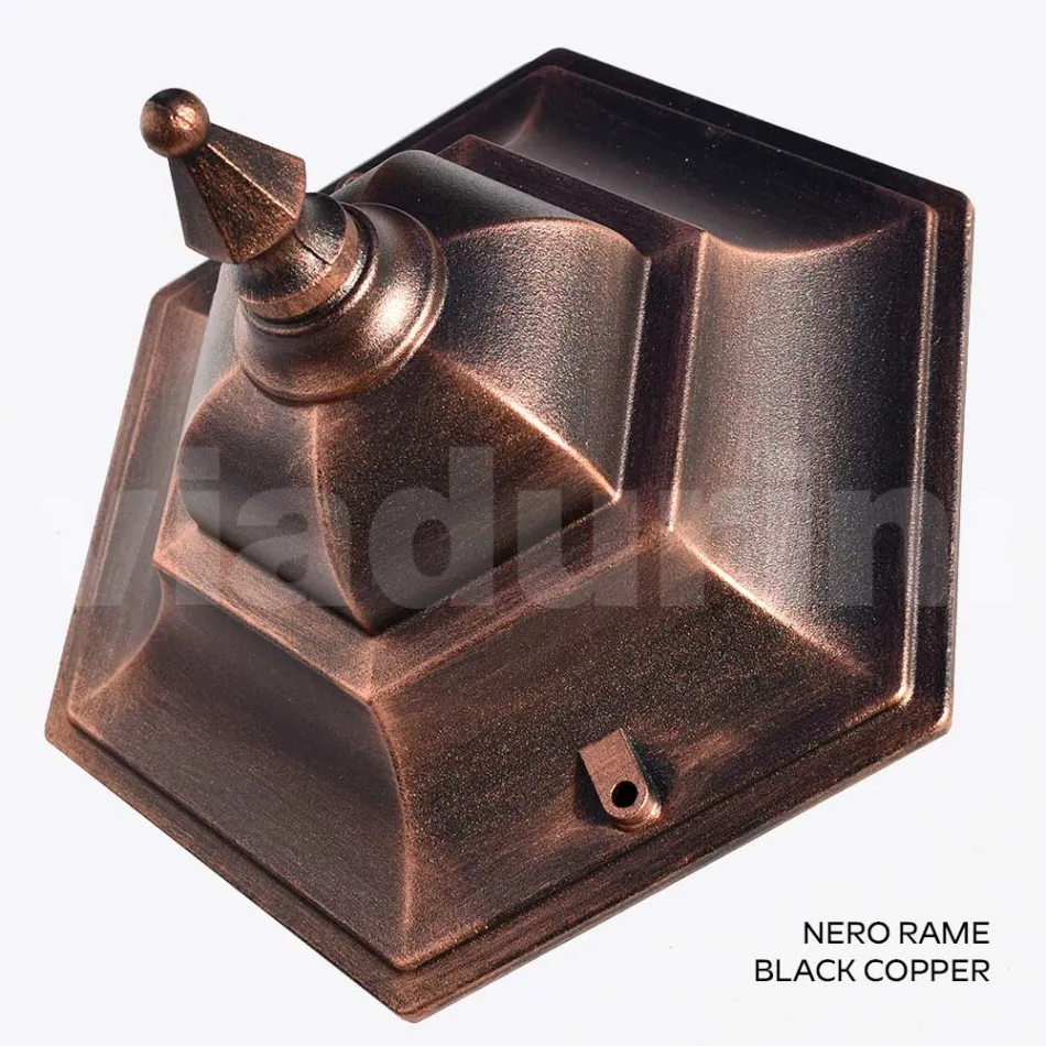 Lampe de jardin de 117 cm de hauteur en verre et 5 finitions en aluminium - Pinako Viadurini