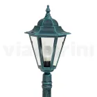 Lampe de jardin de 117 cm de hauteur en verre et 5 finitions en aluminium - Pinako Viadurini