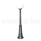 Lampadaire de 145 cm de haut en Acrylique et Aluminium Anthracite Fabriqué en Italie - Trovaantracite Viadurini